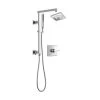Delta Zura Pressure Balanced Shower System with Shower Head, Hand Shower, Slide Bar, Hose, and Valve Trim