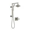 Delta Pivotal Pressure Balanced Shower System with Shower Head, Hand Shower, Slide Bar, Hose, and Valve Trim