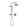 Delta Trinsic Pressure Balanced Shower System with Shower Head, Hand Shower, Slide Bar, Hose, and Valve Trim