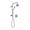 Delta Linden Pressure Balanced Shower System with Shower Head, Hand Shower, Slide Bar, Hose, and Valve Trim