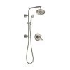 Delta Cassidy Thermostatic Shower System with Shower Head, Hand Shower, Slide Bar, Hose, and Valve Trim