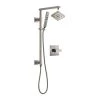 Delta Ara Pressure Balanced Shower System with Shower Head, Hand Shower, Slide Bar, Hose, and Valve Trim