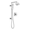 Delta Zura Pressure Balanced Shower System with Shower Head, Hand Shower, Slide Bar, Hose, and Valve Trim