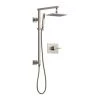 Delta Vero Pressure Balanced Shower System with Shower Head, Hand Shower, Slide Bar, Hose, and Valve Trim