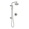 Delta Trinsic Pressure Balanced Shower System with Shower Head, Hand Shower, Slide Bar, Hose, and Valve Trim