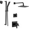 Delta TempAssure 17T Series Thermostatic Shower System with Integrated Volume Control, Shower Head, and Hand Shower - Includes Rough-In Valves