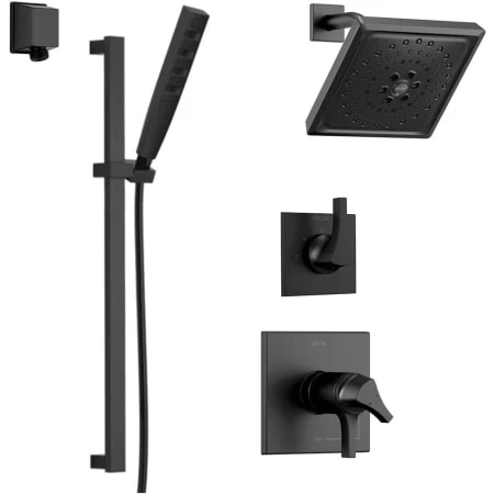 Delta TempAssure 17T Series Thermostatic Shower System with Integrated Volume Control, Shower Head, and Hand Shower - Includes Rough-In Valves